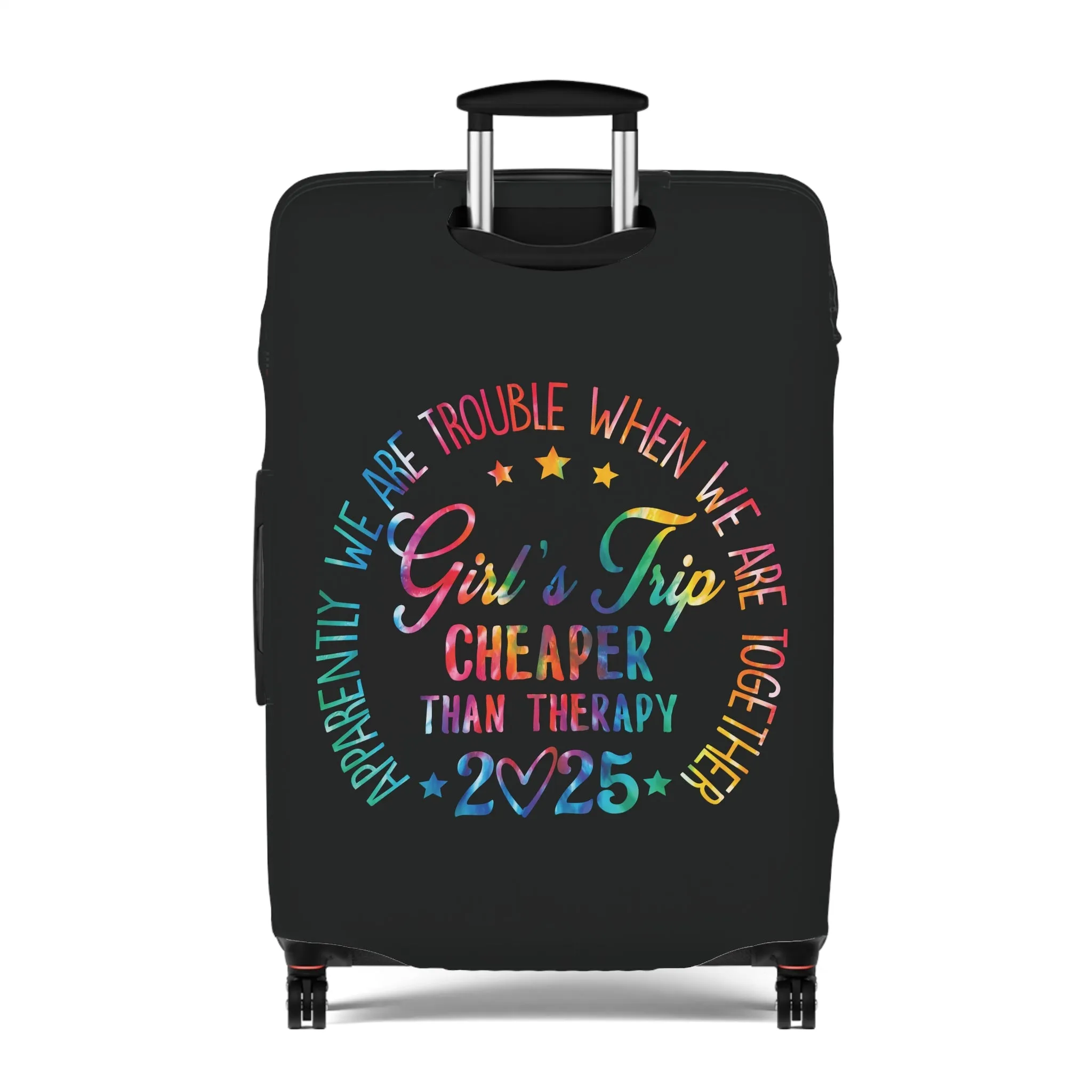 Next Stop: Fun! Girls Trip: Cheaper Than Therapy Luggage Cover
