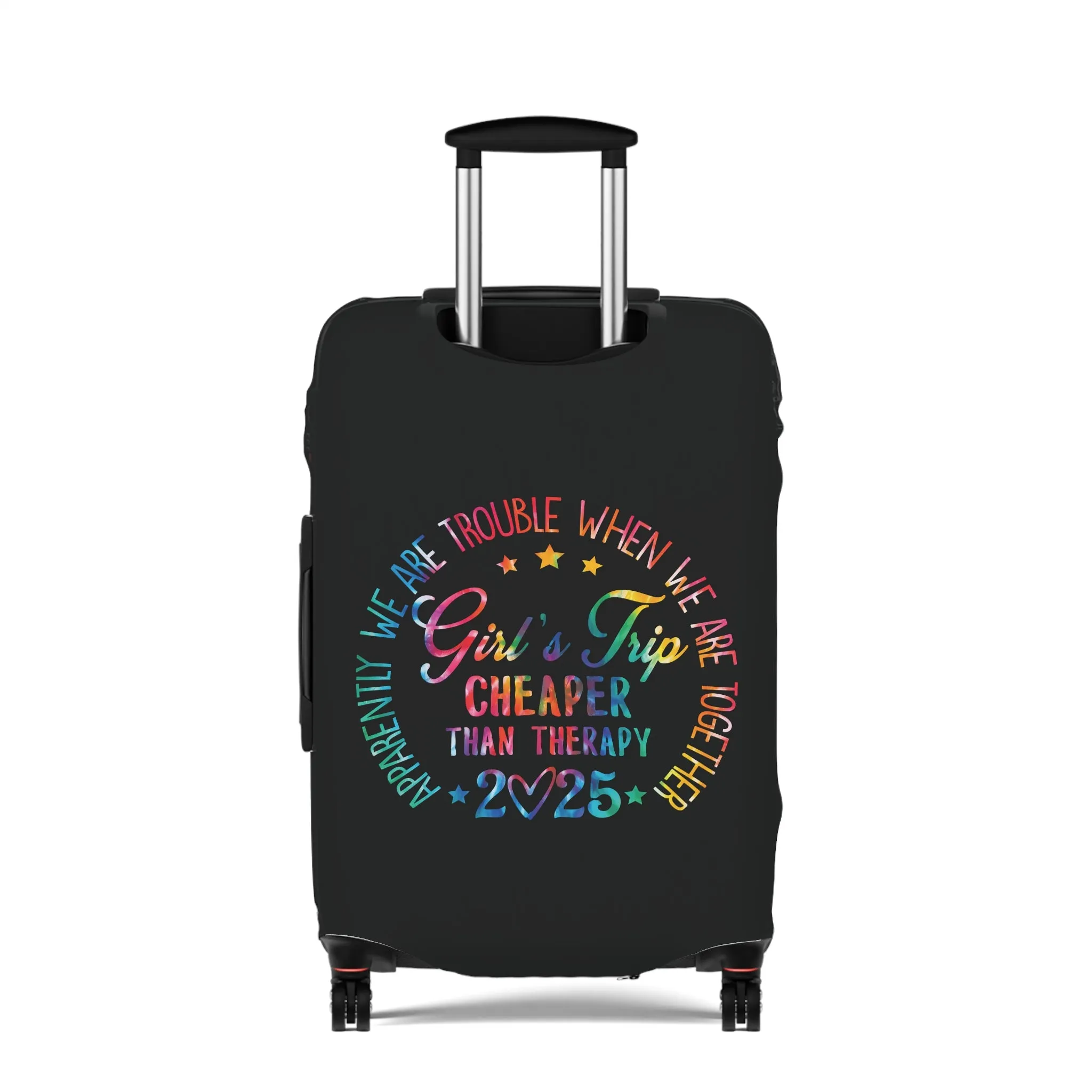 Next Stop: Fun! Girls Trip: Cheaper Than Therapy Luggage Cover