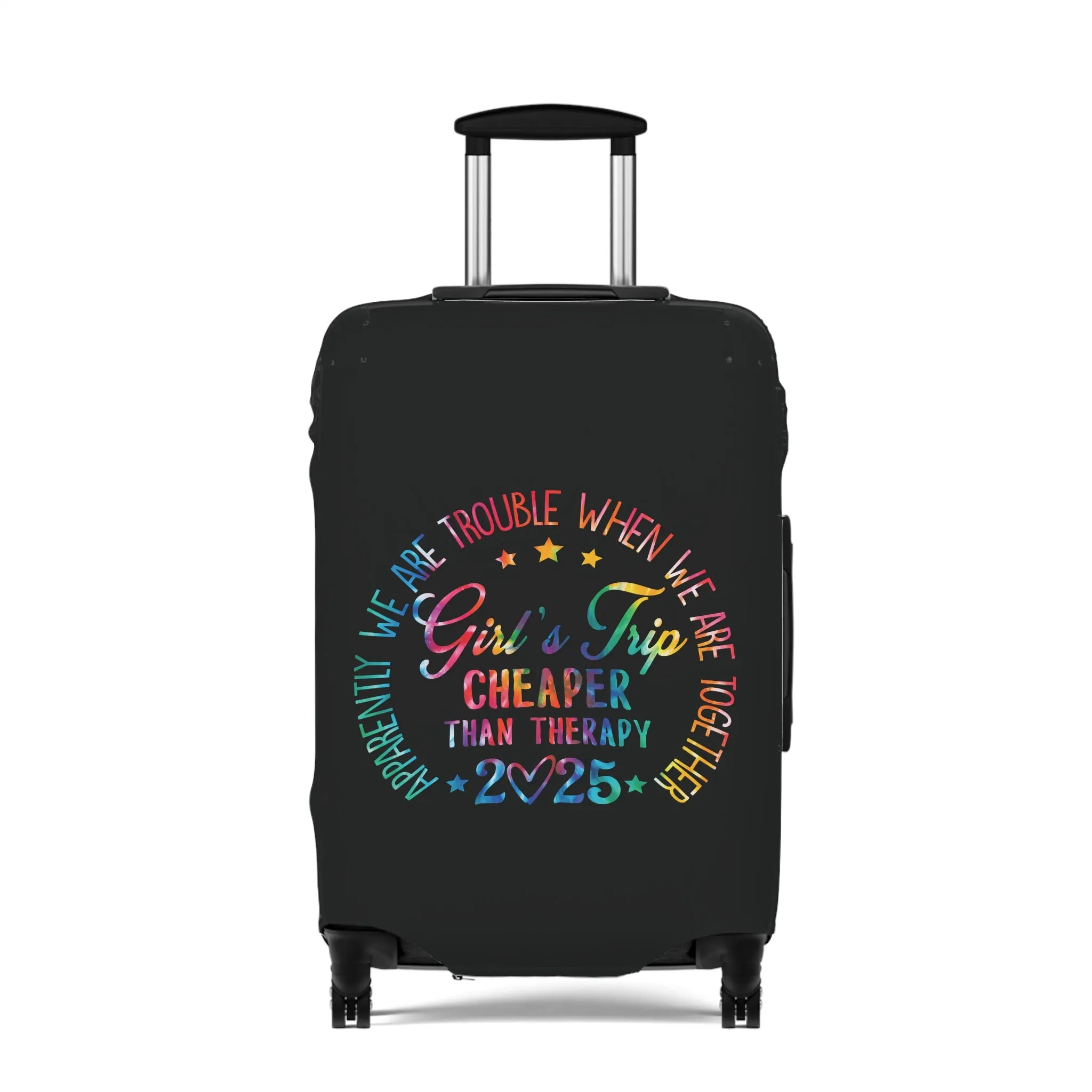 Next Stop: Fun! Girls Trip: Cheaper Than Therapy Luggage Cover