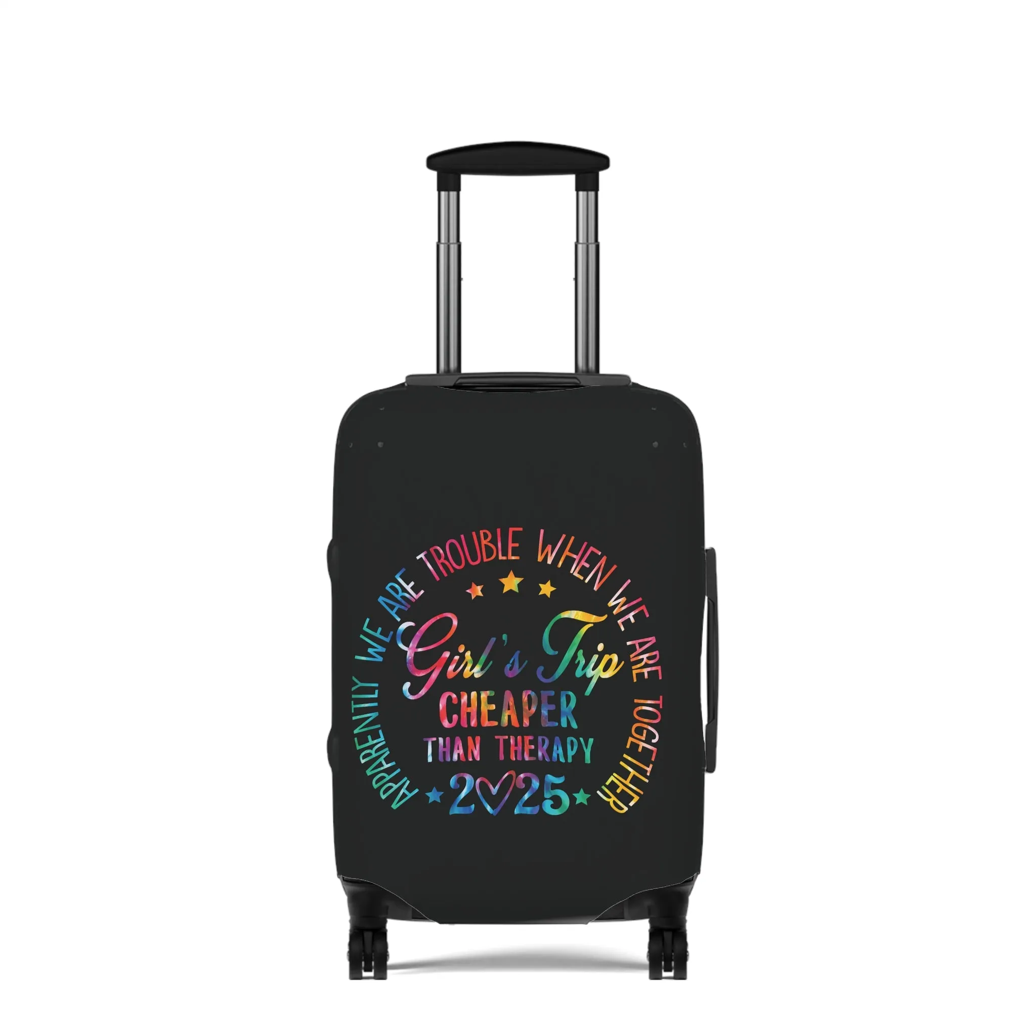 Next Stop: Fun! Girls Trip: Cheaper Than Therapy Luggage Cover
