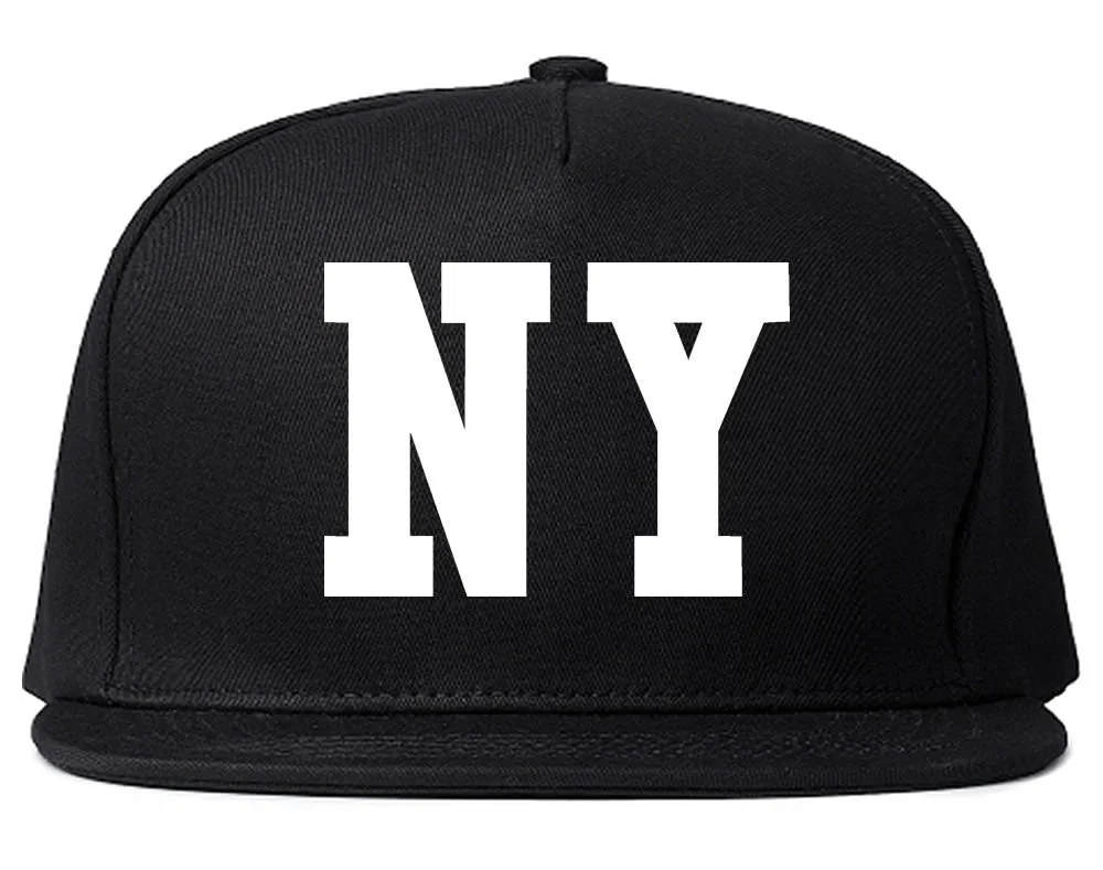 NY Bandana Print New York Black Flag Snapback Hat