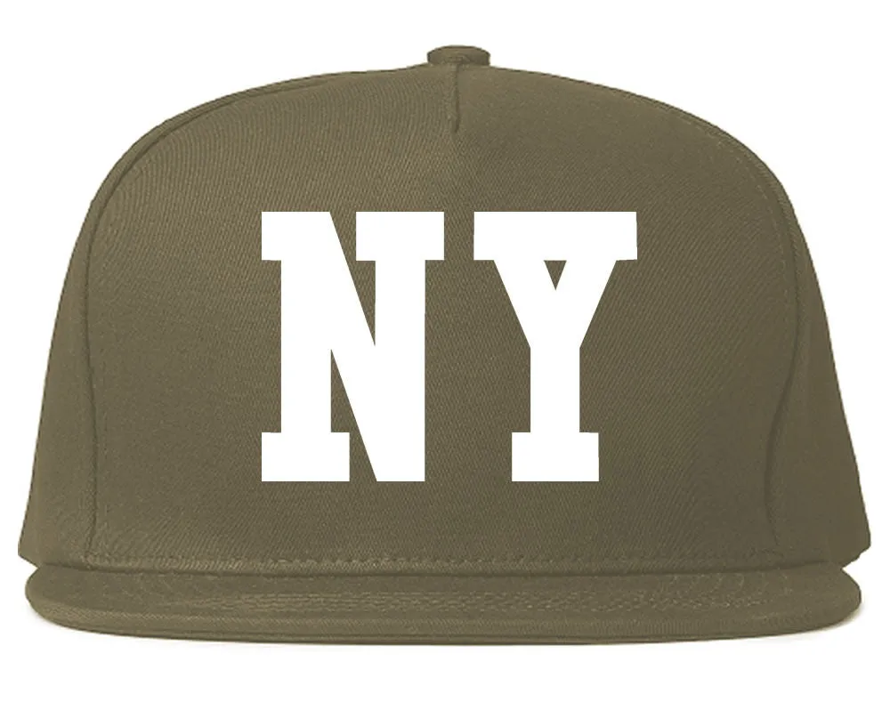 NY Bandana Print New York Black Flag Snapback Hat