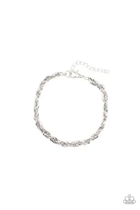 Paparazzi Bracelet ~ Last Lap - Silver