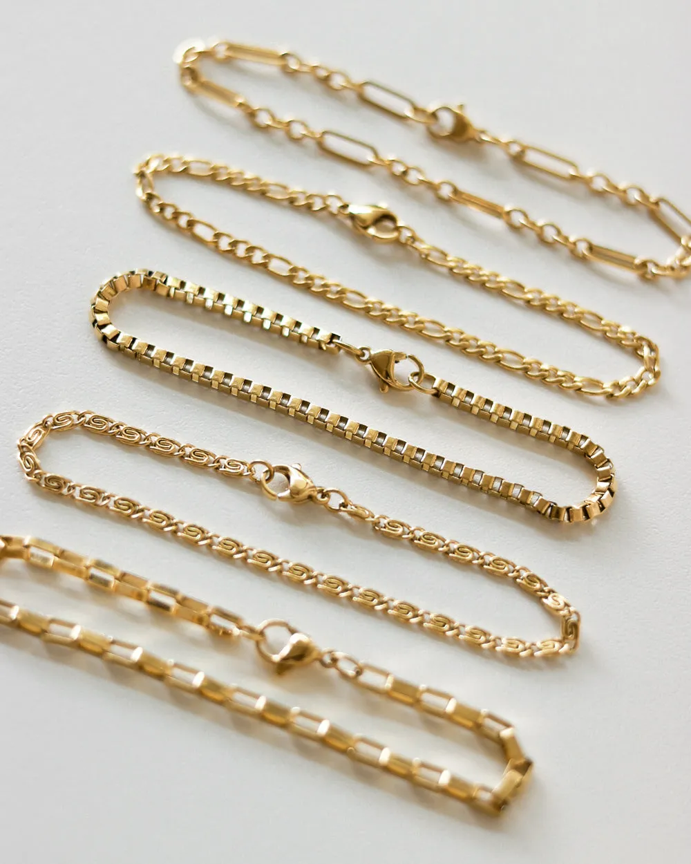 PARALLEL Chain Bracelet in Gold