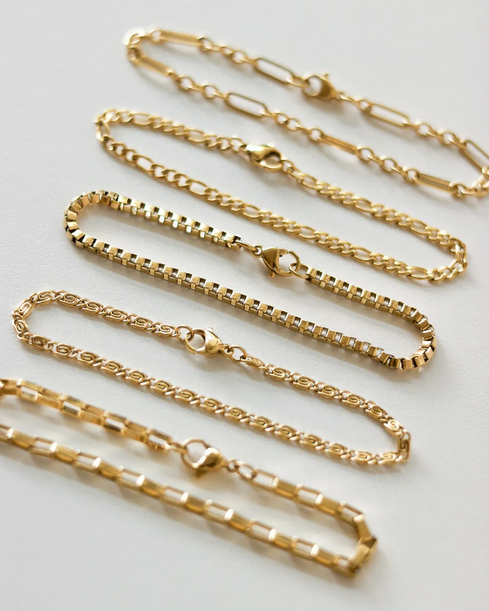 PARALLEL Chain Bracelet in Gold
