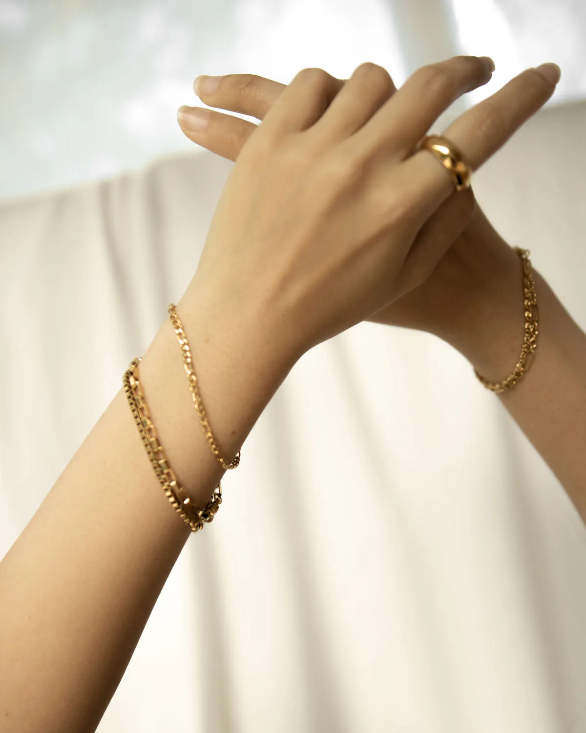 PARALLEL Chain Bracelet in Gold