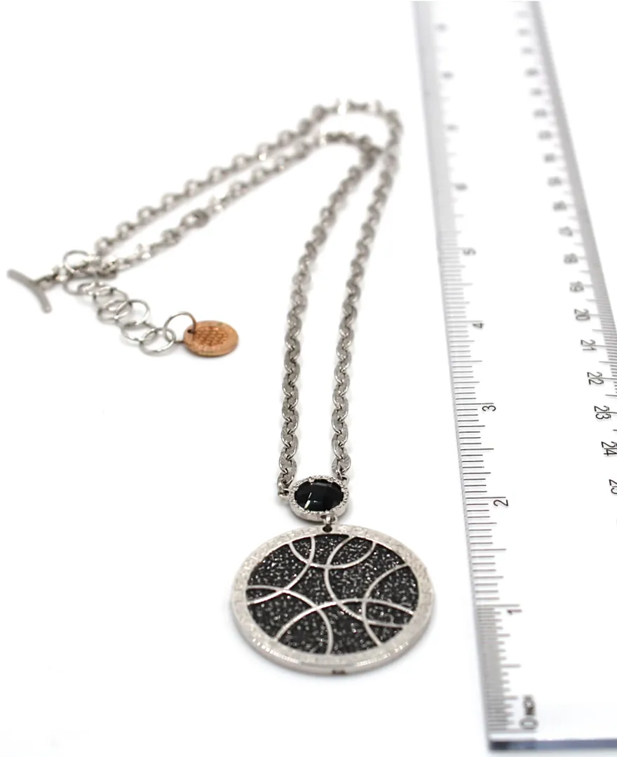 Rebecca Sterling Silver Necklace Adjustable 18 to 20 Inches