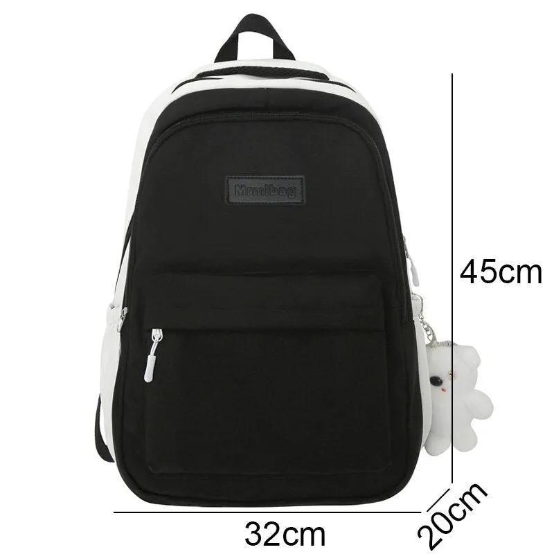 Sohiwoo Yellow School Backpack Travel