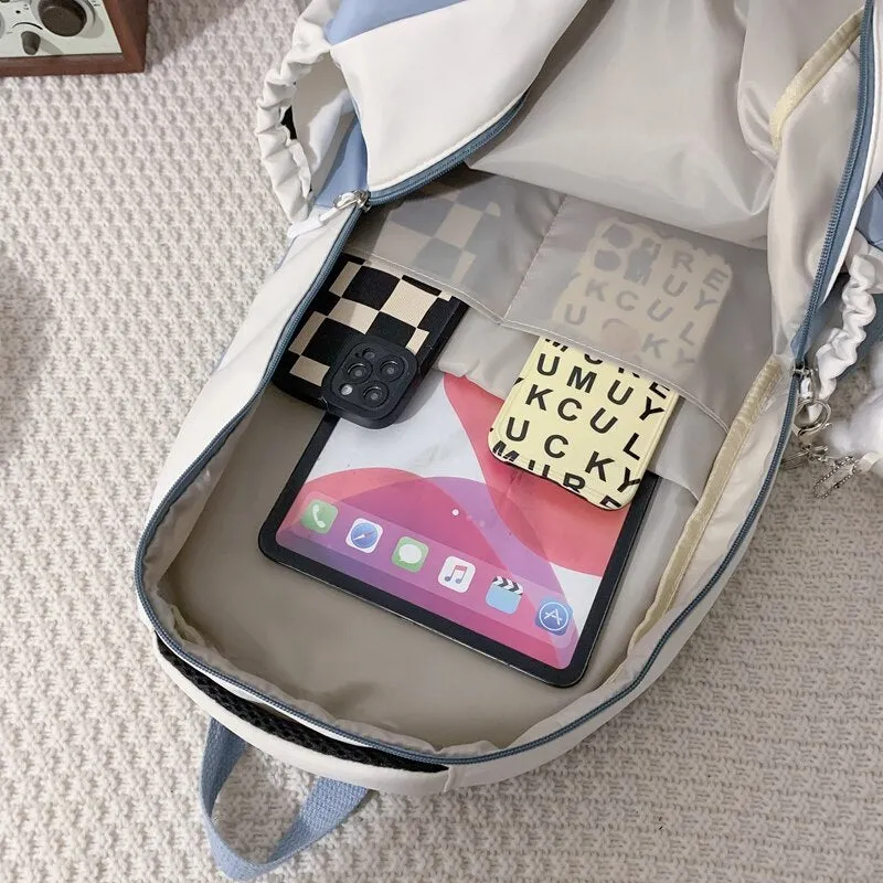 Sohiwoo Yellow School Backpack Travel
