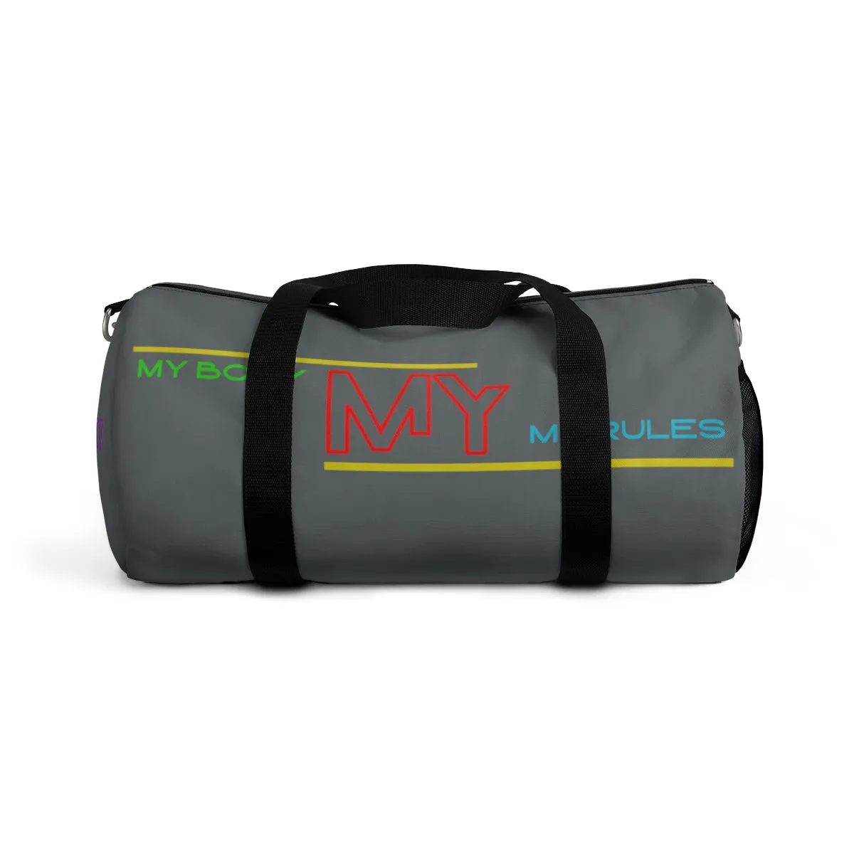 Sports Bag (My Body My Rules ) Grey