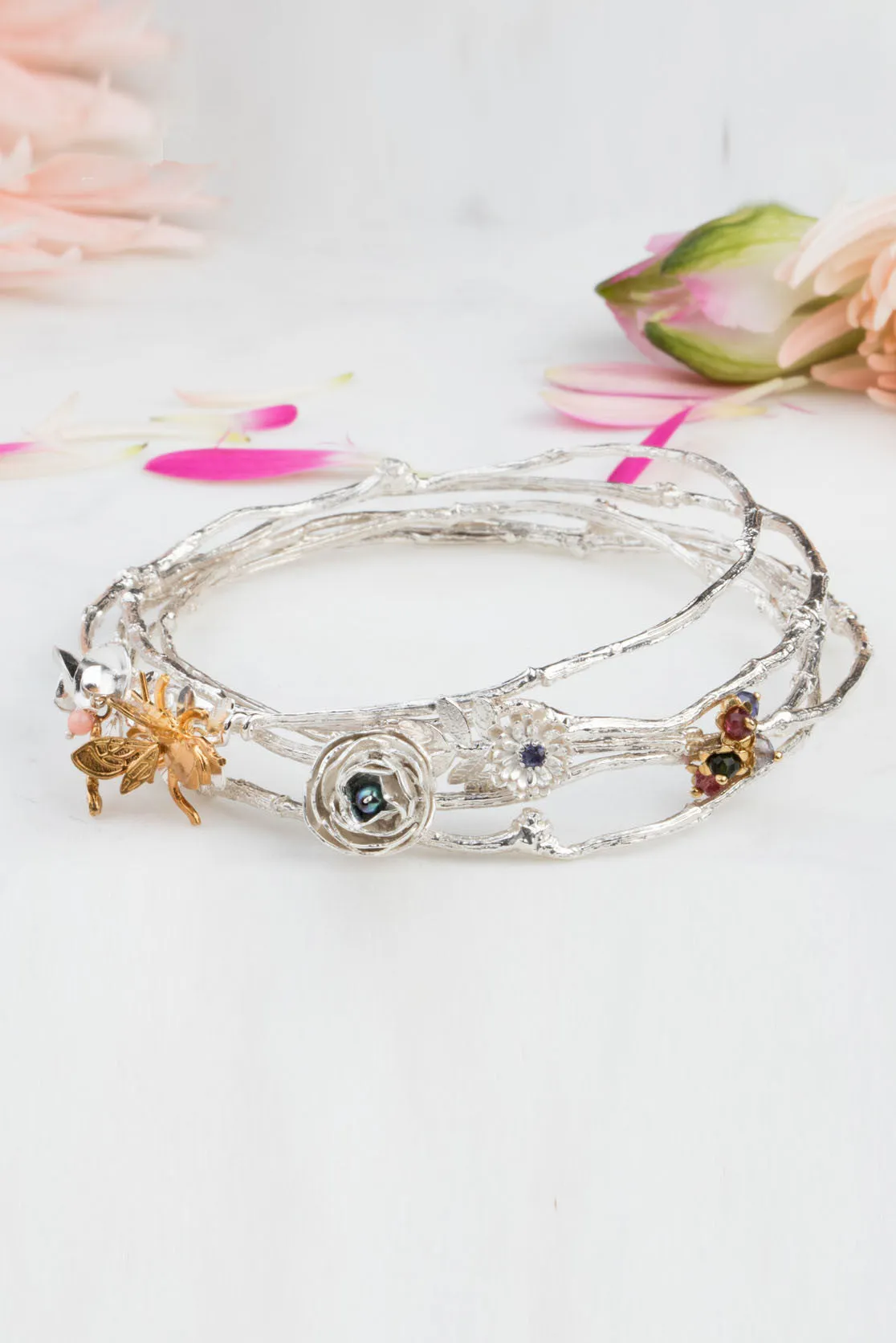 Stacking bangle collection