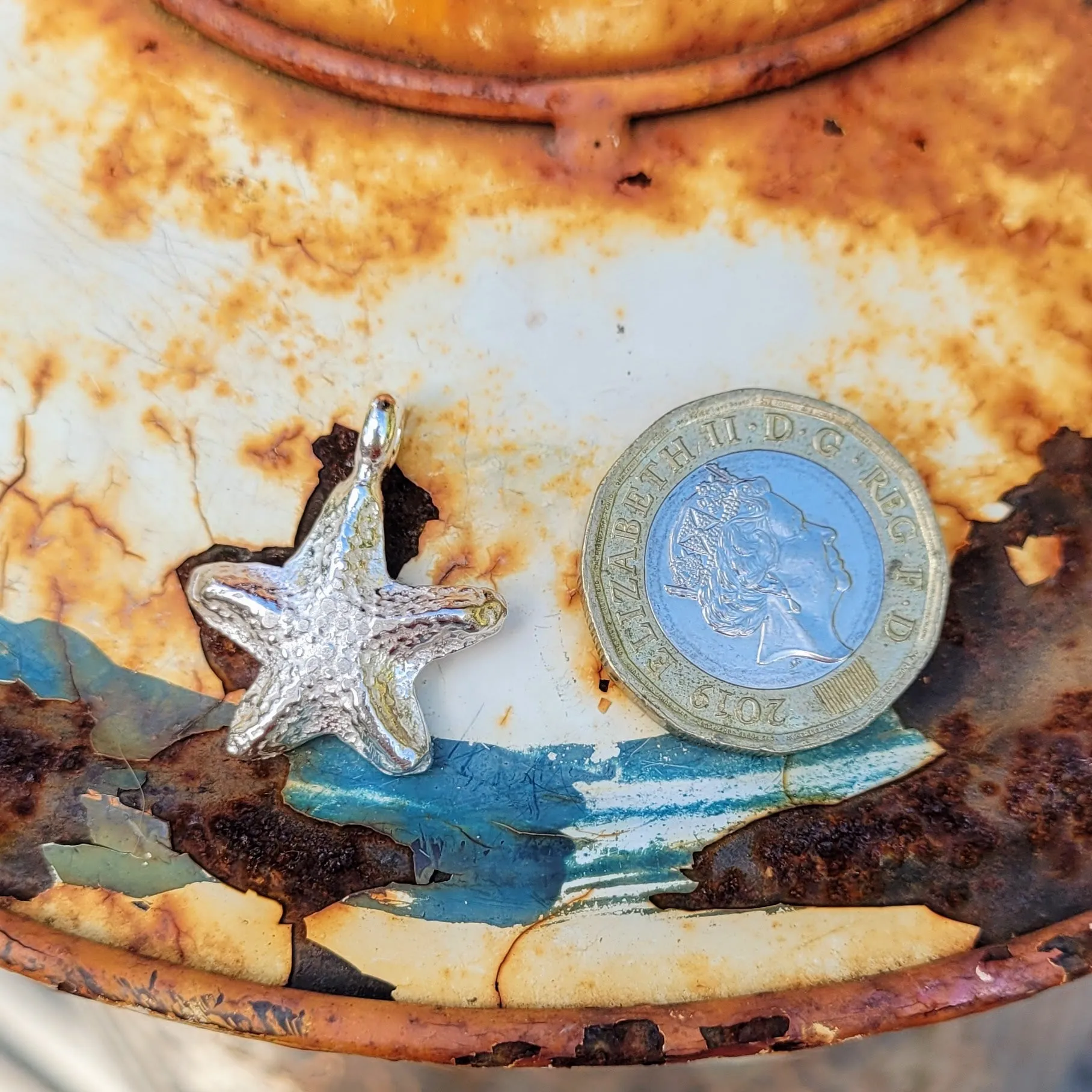 Starfish Charm Bangle