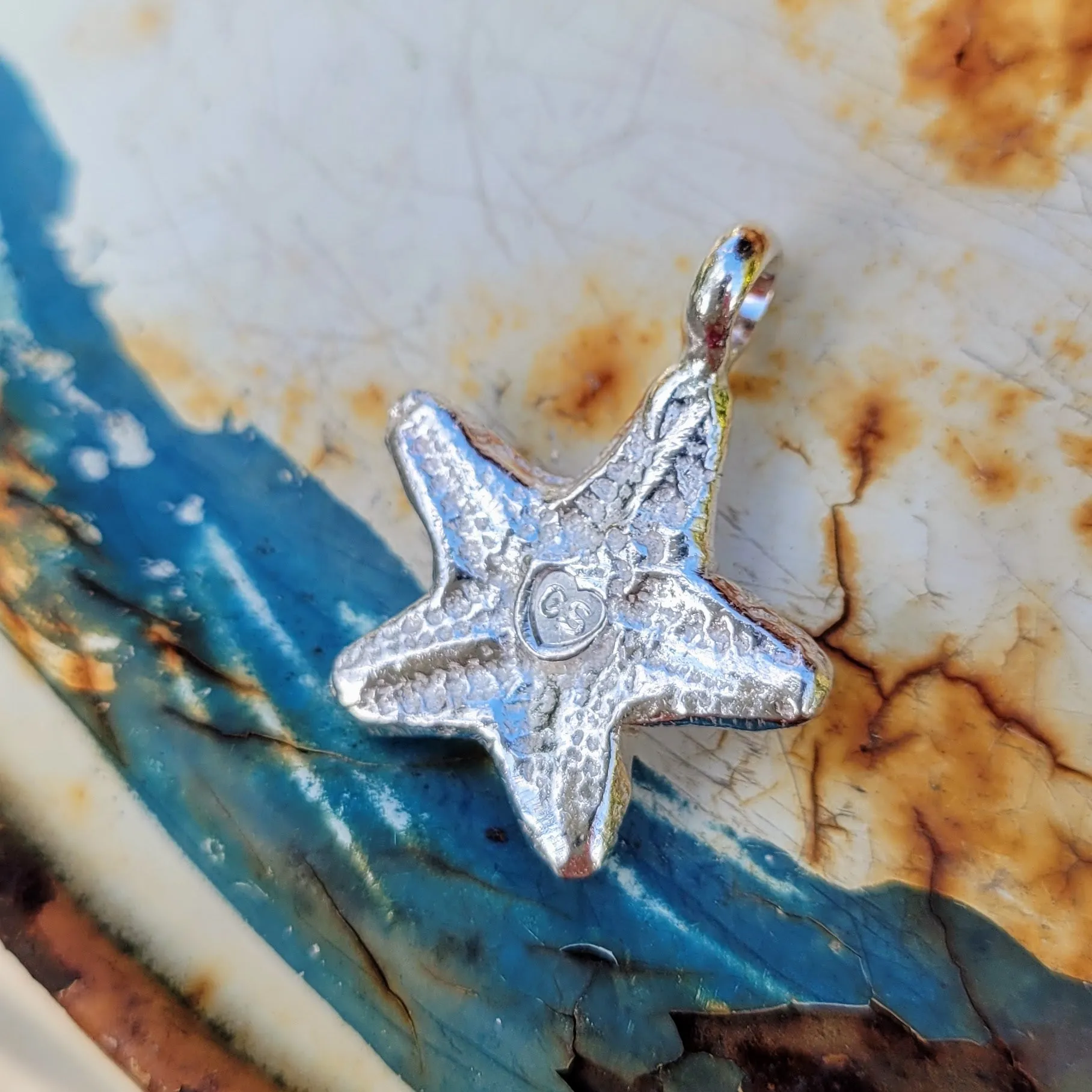 Starfish Charm Bangle