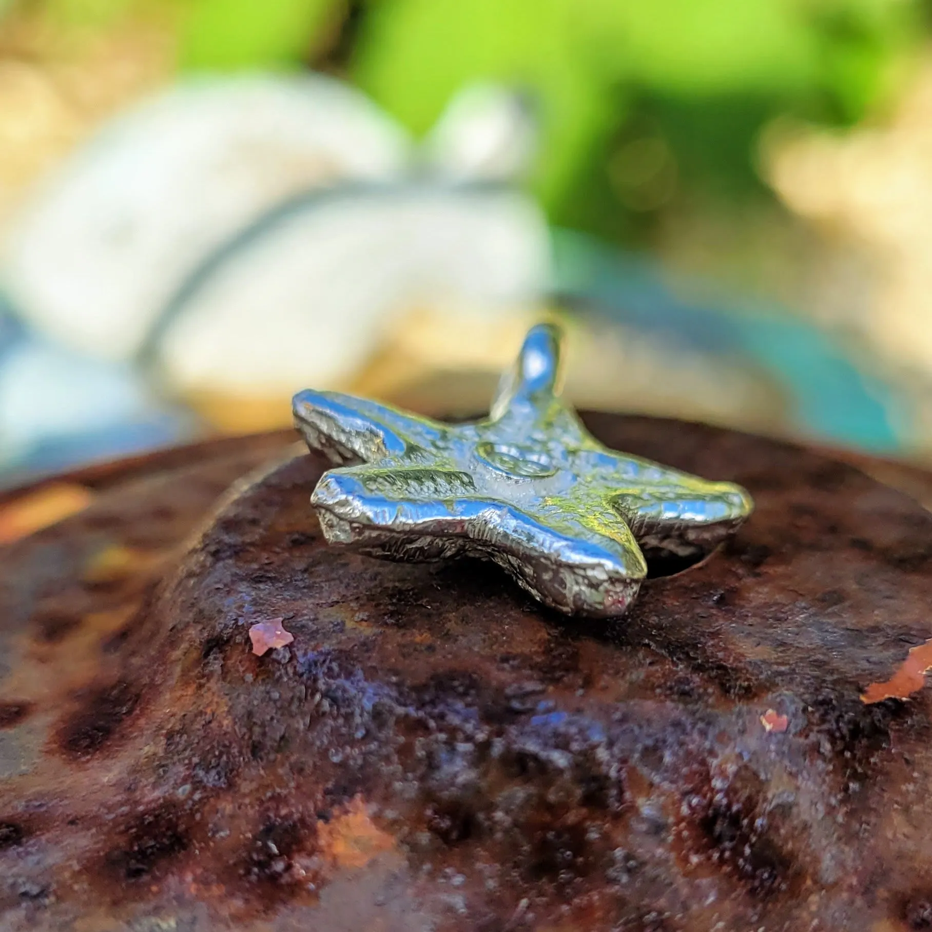 Starfish Charm Bangle