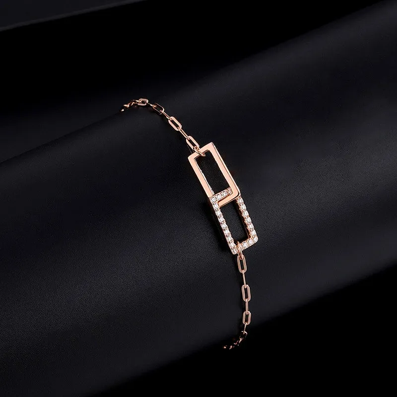 Sterling Silver Interlocking Bracelets
