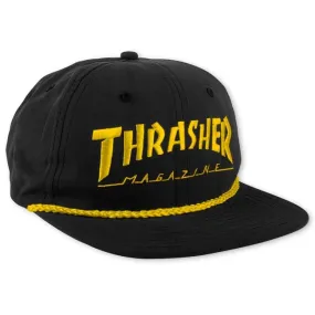 Thrasher - Rope Snapback Black/Yellow