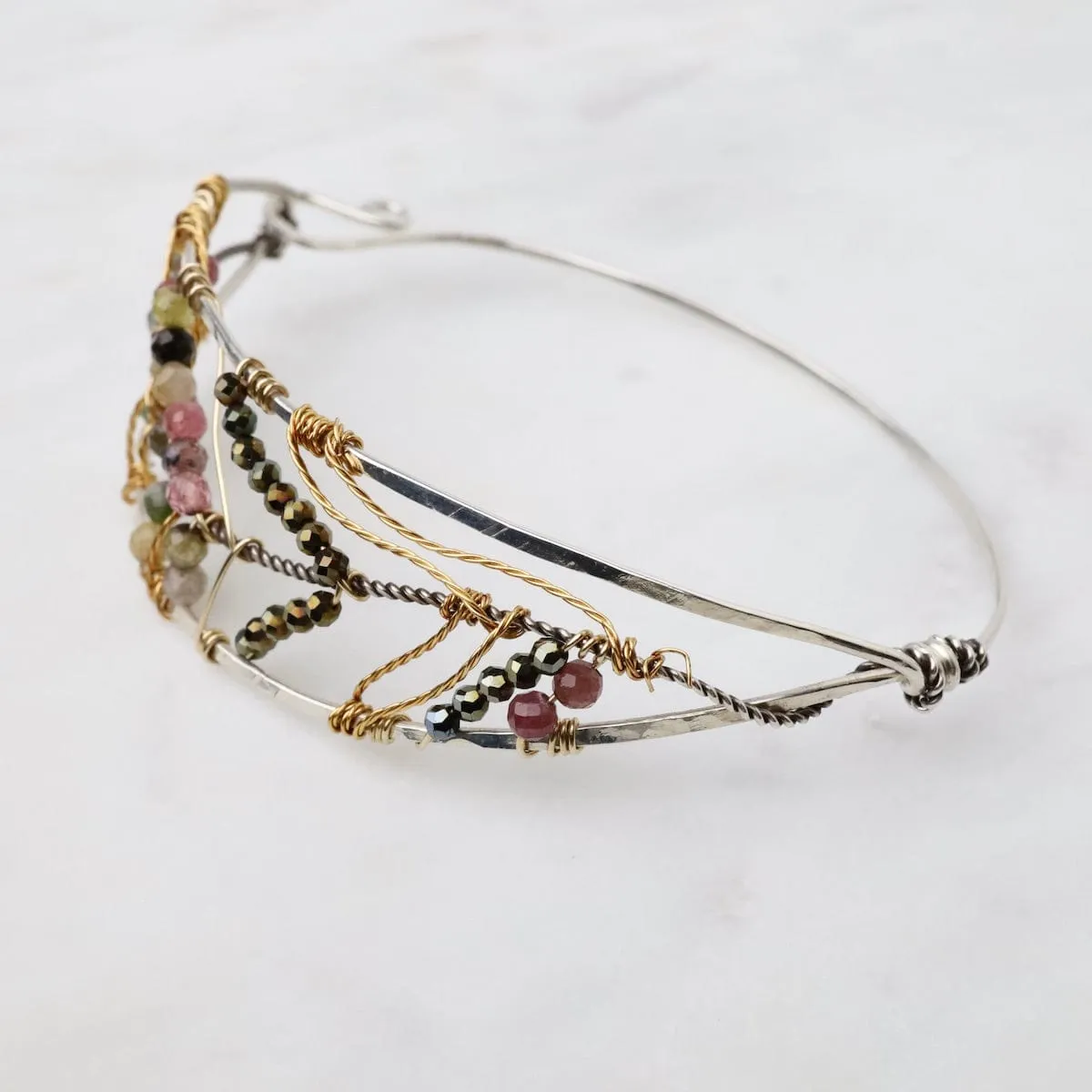 Tourmaline Leaf Bracelet
