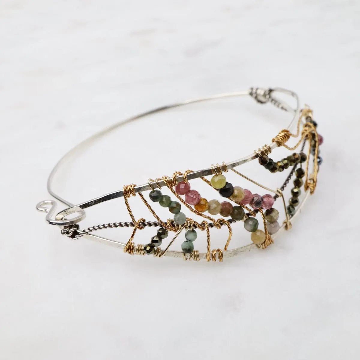 Tourmaline Leaf Bracelet