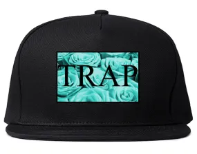 Trap Floral Pattern Snapback Hat
