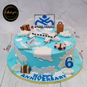 Travel Tales Treat Cake