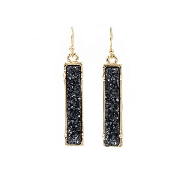 Vertical Bar Drop Earrings For Women
