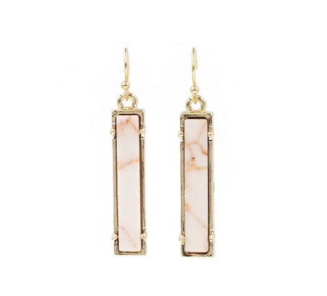 Vertical Bar Drop Earrings For Women