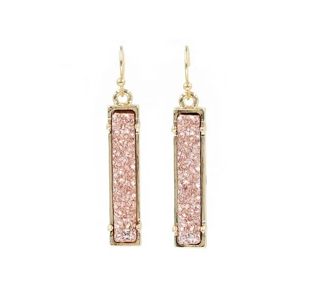Vertical Bar Drop Earrings For Women