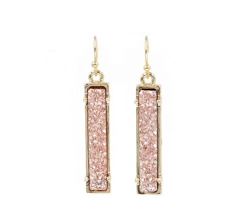 Vertical Bar Drop Earrings For Women
