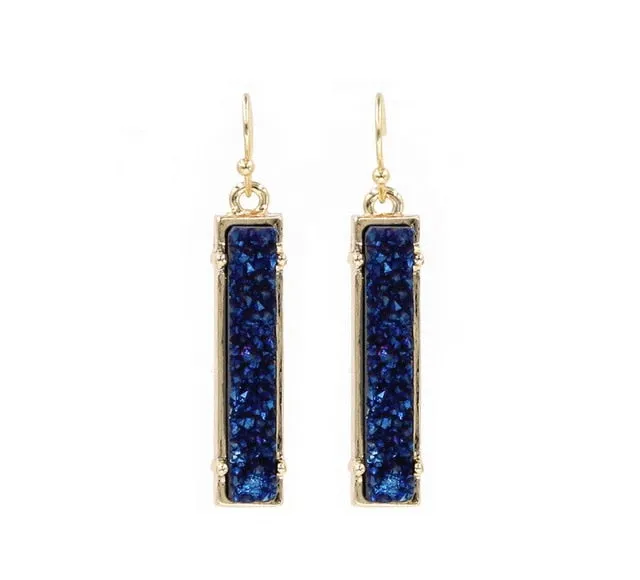 Vertical Bar Drop Earrings For Women