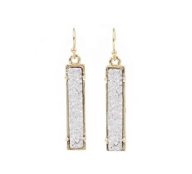 Vertical Bar Drop Earrings For Women