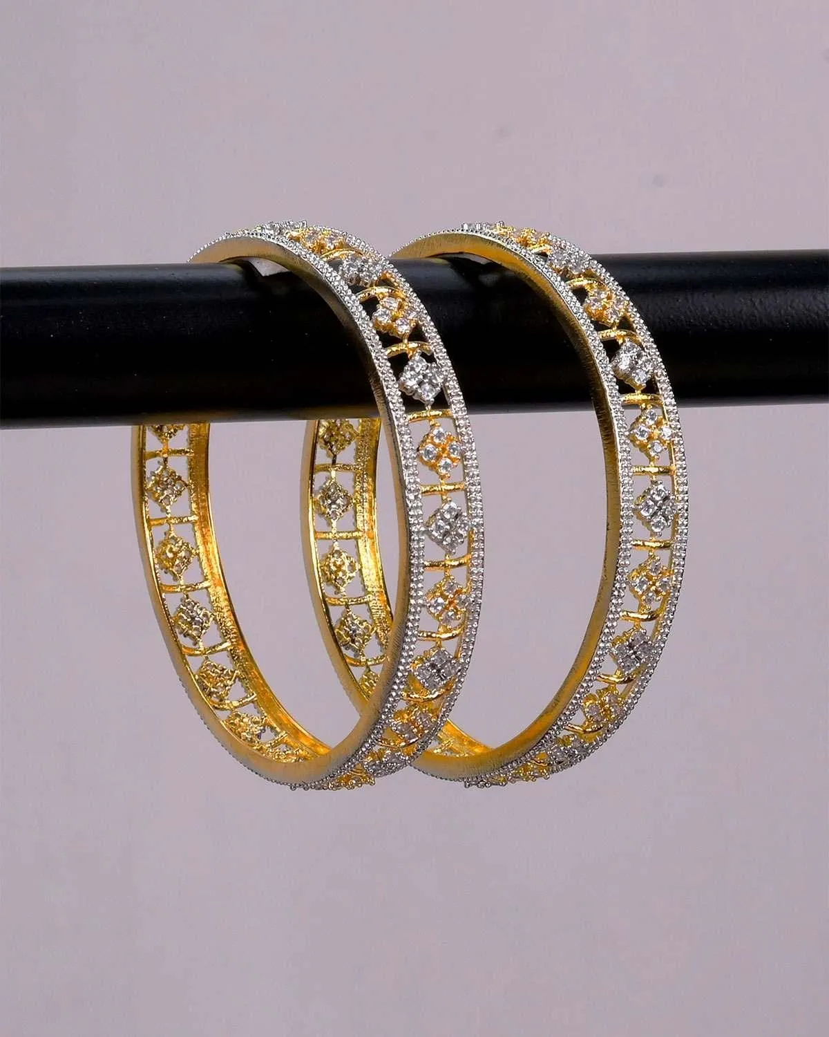 Zevarly Aarashi Cubic Zirconia Bangles